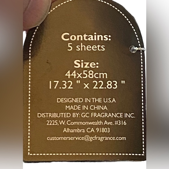 New GC Fragrance Inc Lavender Set of 5 Fragranced 17.32" x 22.83" Drawer Liners - Picture 5 of 12